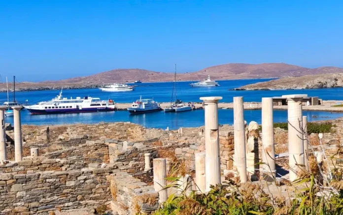 Delos, insula sacră a lui Apollo, se scufundă sub efectele schimbărilor climatice