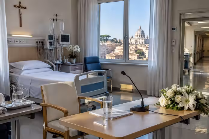 Papa Leon al XIV-lea vorbește din spital după operația la plămân Papa Leon al XIV-lea vorbește din spital după operația la plămân
