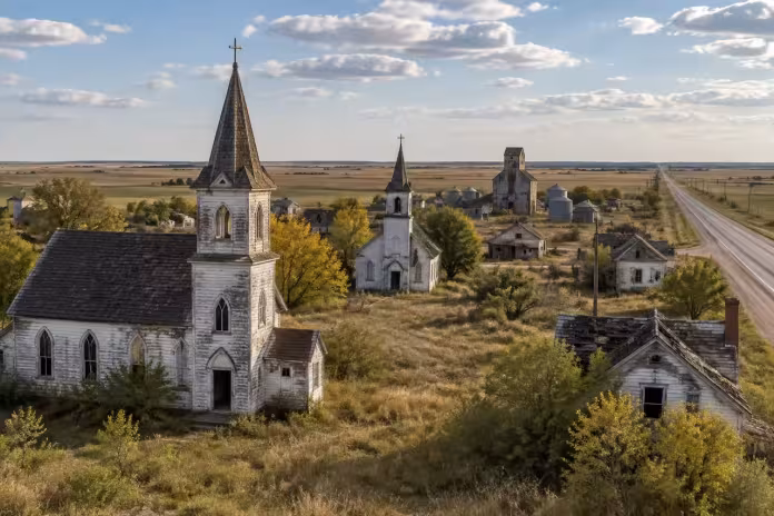 Solsgirth, satul canadian în care au mai rămas trei familii și două biserici abandonate